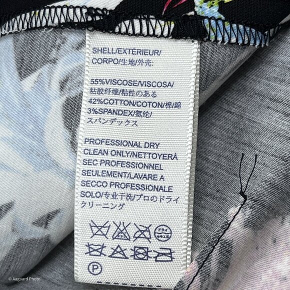 Rebecca Minkoff Marlo Print Floral Front Zipper Pencil Midi Skirt Size 6 - NWOT - Picture 8 of 8